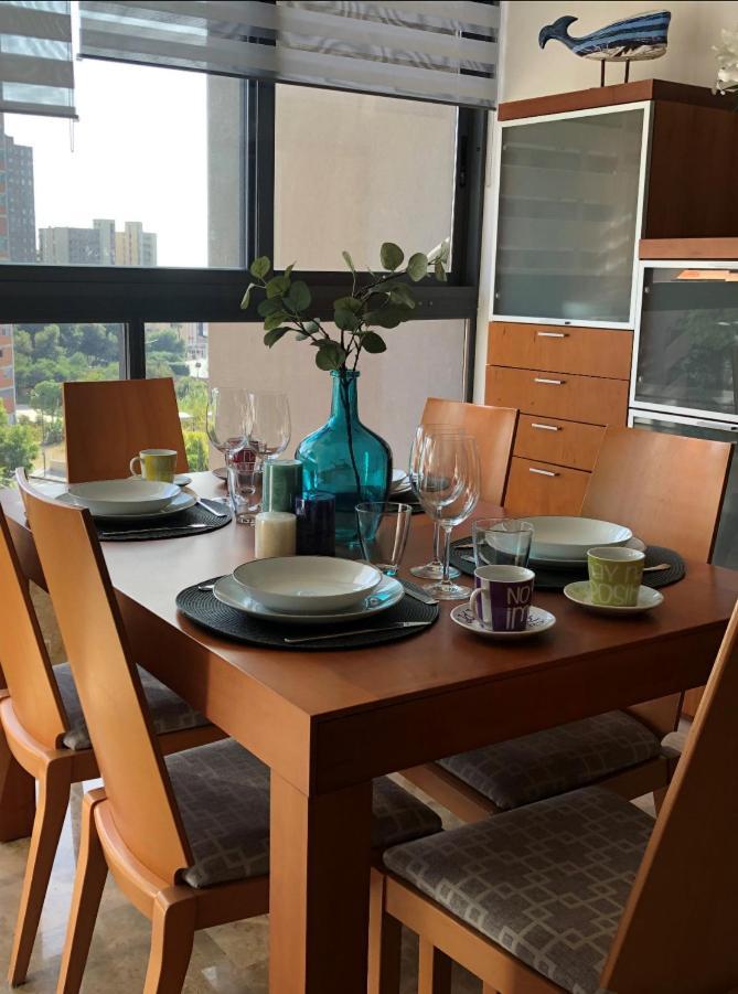 Apartamento Playa De Poniente Benidorm - Torre Dos Calas Eksteriør bilde