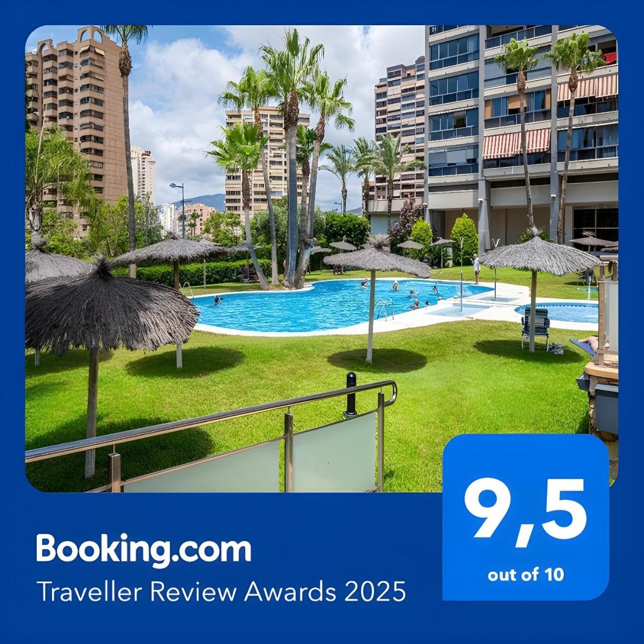 Apartamento Playa De Poniente Benidorm - Torre Dos Calas Eksteriør bilde